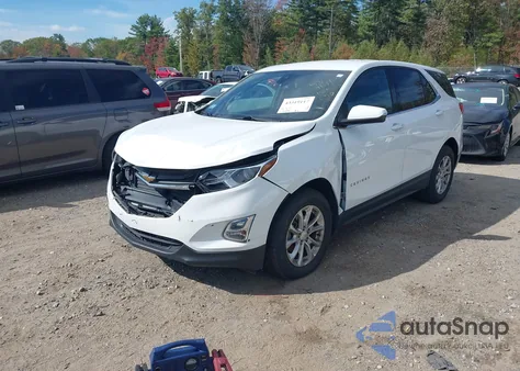 2019 Chevrolet Equinox Lt из США, поврежденный, VIN 2GNAXTEV0K6150133